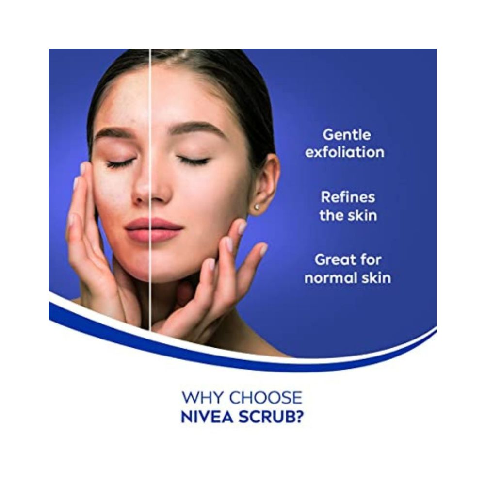 Nivea Skin Refining Face Scrub with Vitamin E, 150 ml