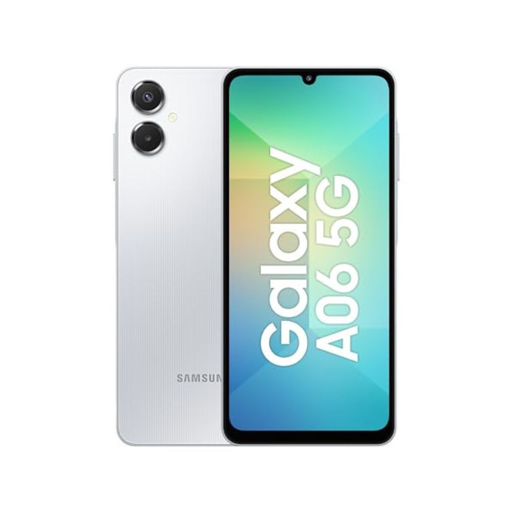 Samsung Galaxy A06 5G Gray 4GB RAM 64GB Storage True 5G with 12 5G Bands  50MP Dual Camera  4 Gen Updates  IP54  Voice Focus