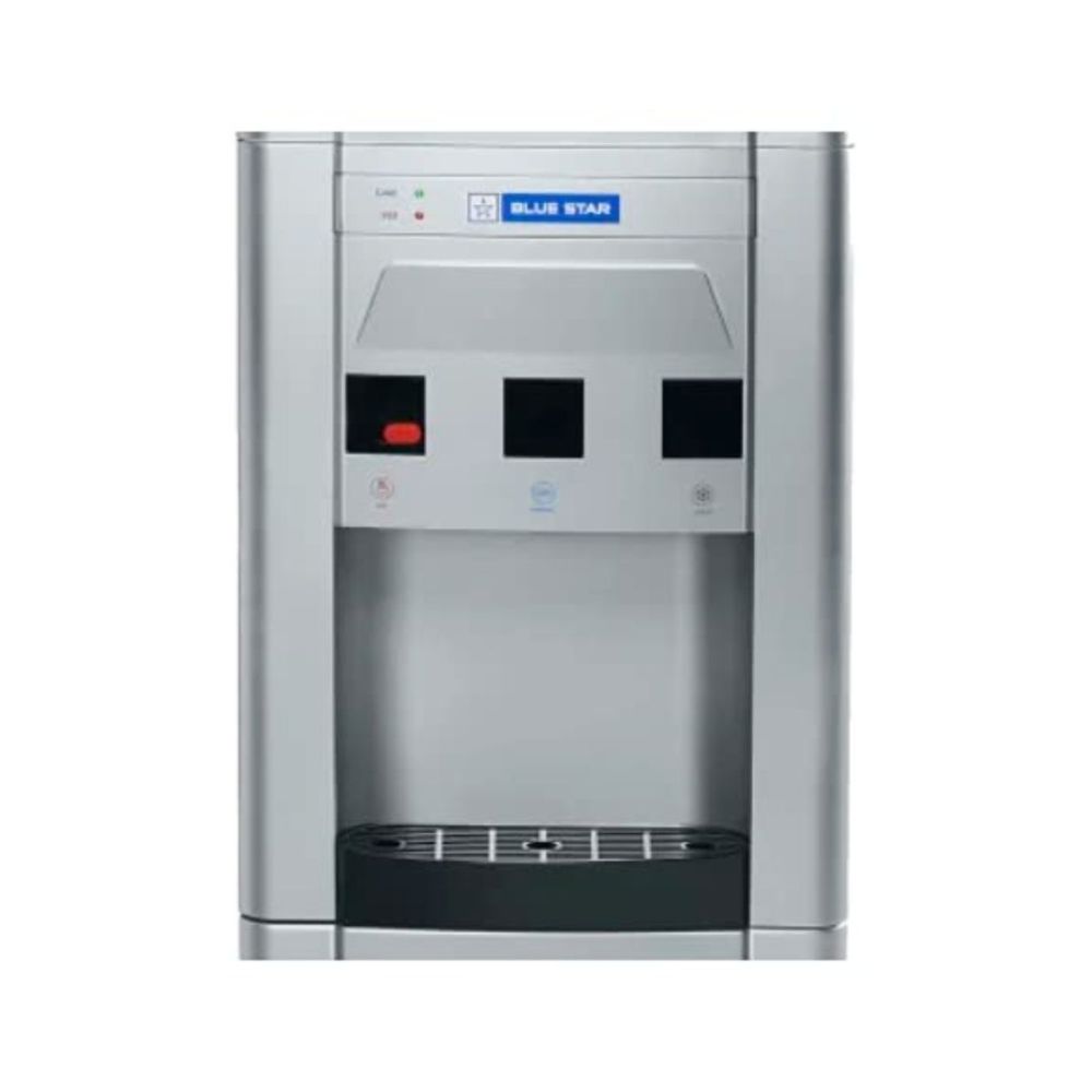 Blue Star Water Dispenser Hot and Cold with Cooling Refrigerator BWD3FMRGA Grey