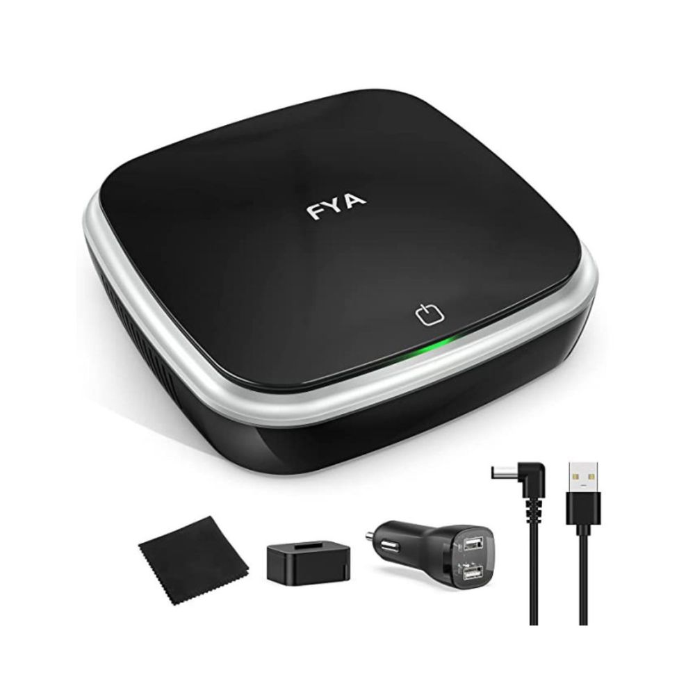 FYA Portable Car Air Purifier IonizerAir Purifier for Car Traveling Bedroom Office