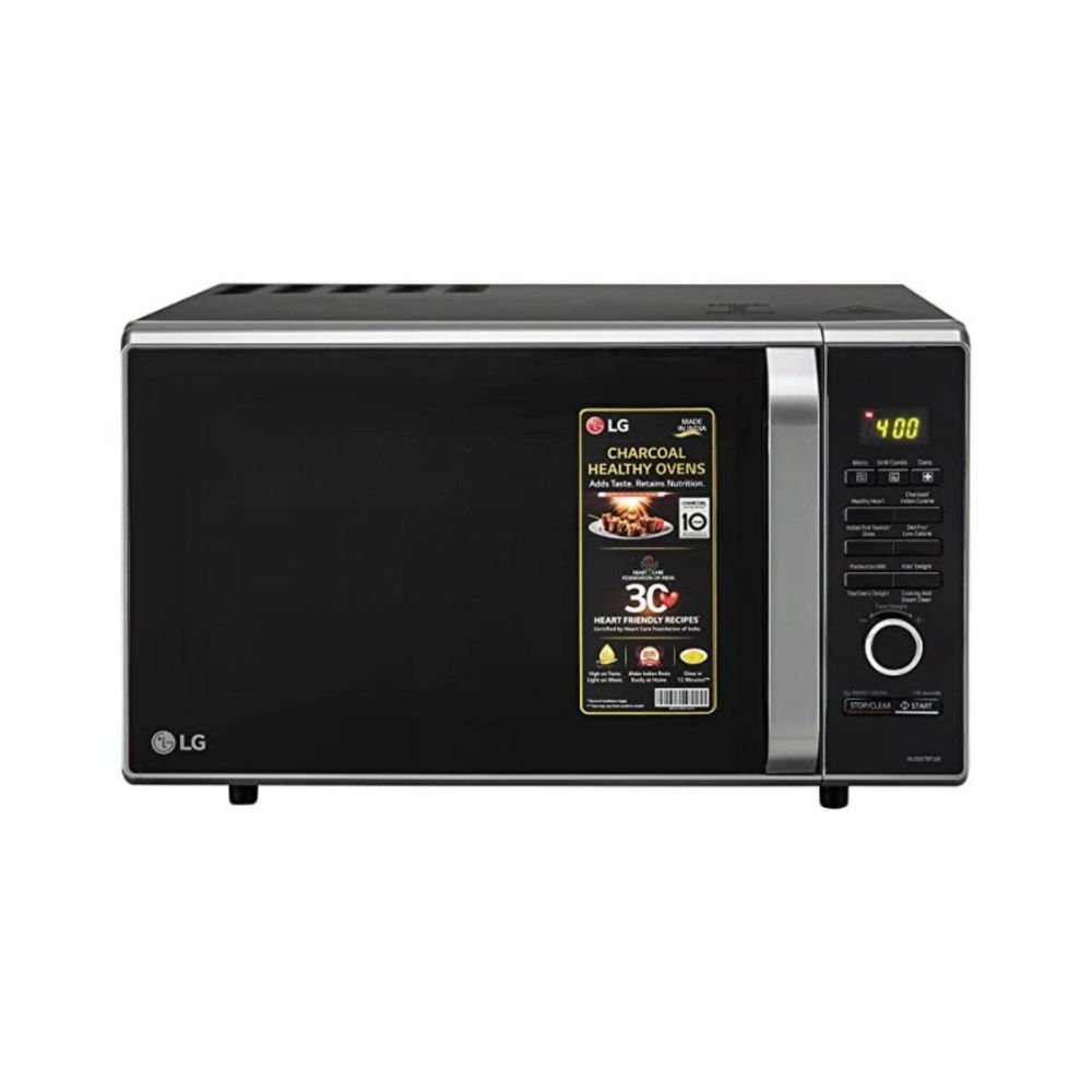 LG 28 L Charcoal Convection Microwave Oven MJ2887BFUM Black