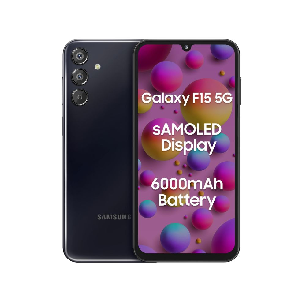 Samsung Galaxy F15 5G Ash Black 6GB RAM 128 GB Storage