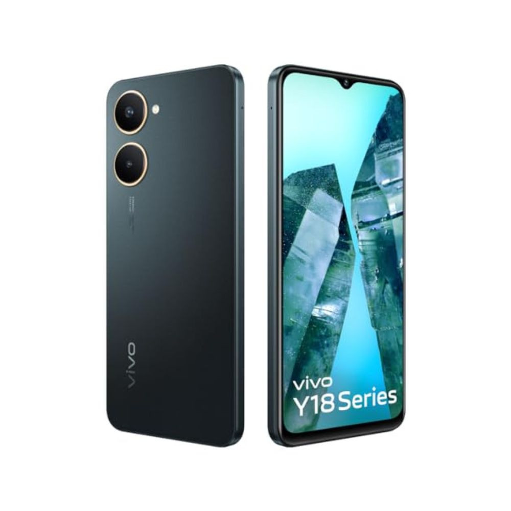 vivo Y18t Space Black 4GB RAM 128GB Storage Without Offer Without Charger