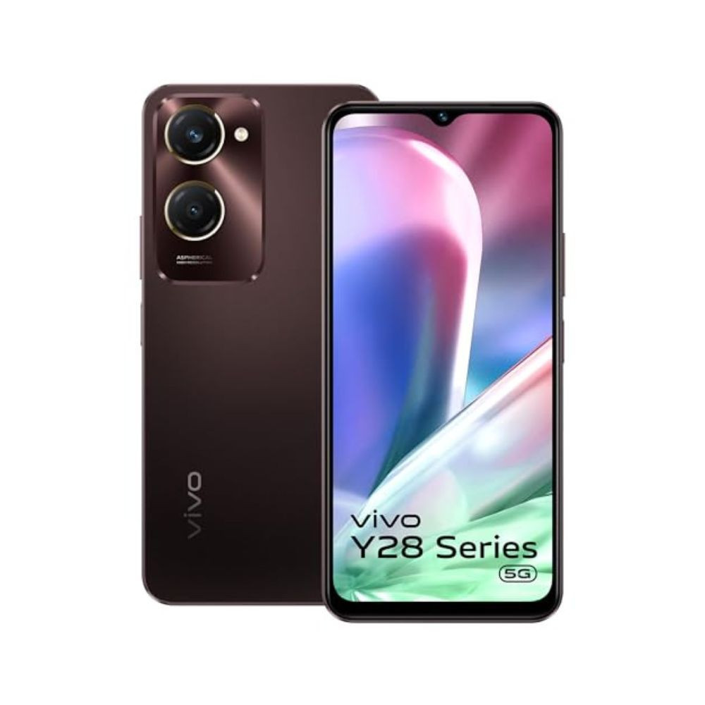 Vivo Y28e 5G Vintage Red 4GB RAM 64GB Storage with No Cost EMIAdditional Exchange Offers  with Charger