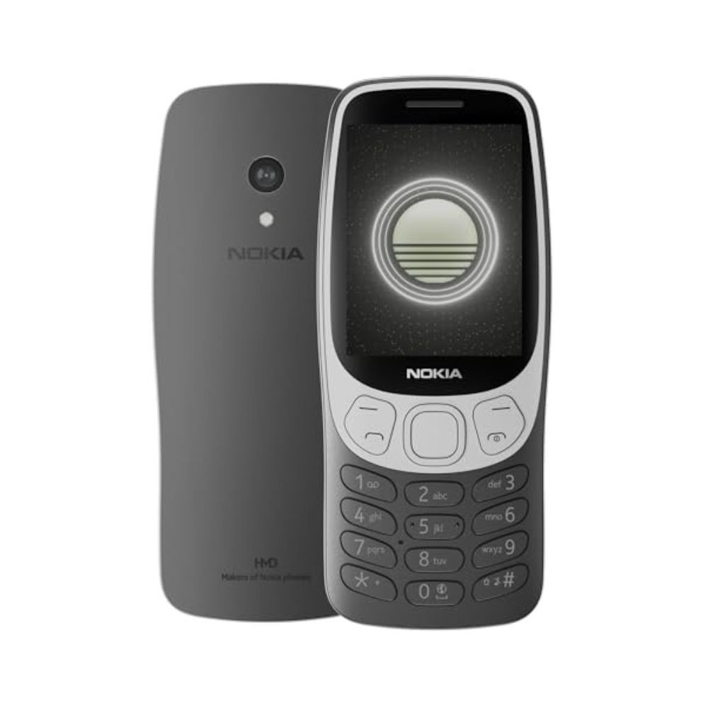 Nokia 3210 4G  All-New Classic Keypad Phone with Dual SIM YouTube Scan  Pay UPI Rear Camera Wireless FM Radio MP3 Player Bluetooth  USB Type C  Grunge Black