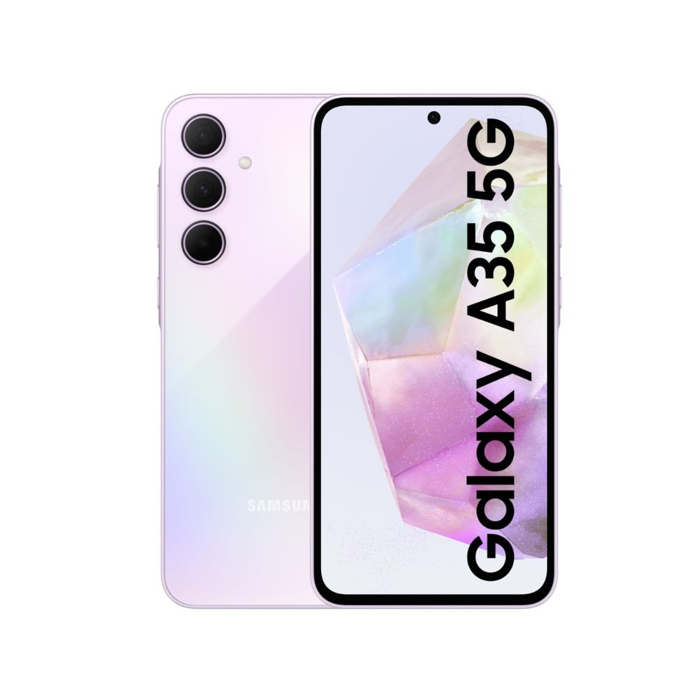 Samsung Galaxy A35 5G Awesome Lilac 8GB RAM 128GB Storage  Premium Glass Back  50 MP Main Camera OIS  Nightography  IP67  Corning Gorilla Glass Victus  sAMOLED with Vision Booster