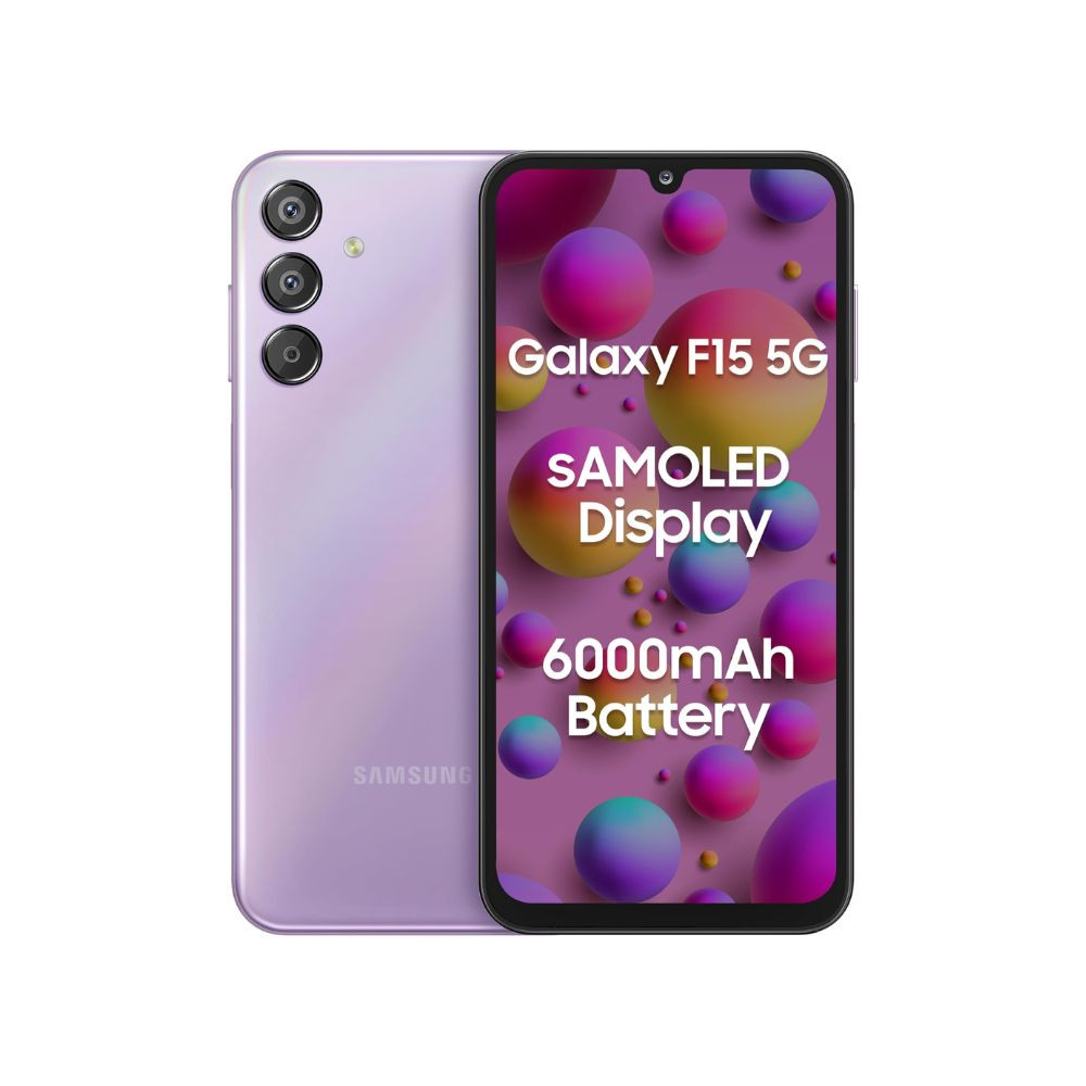 Samsung Galaxy F15 5G Groovy Violet 6GB RAM 128 GB Storage