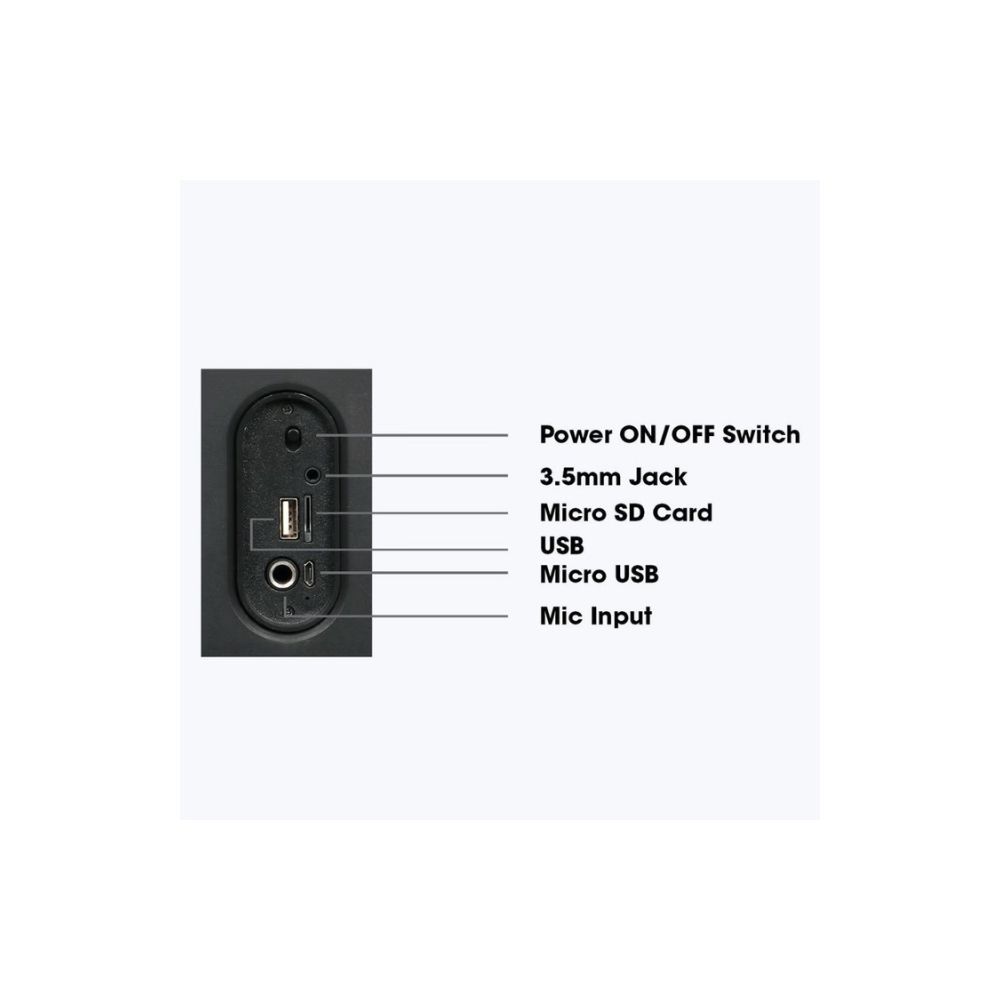 Zebronics Speaker Barrel 200 40 W Bluetooth PA Speaker (Black, Stereo Channel)
