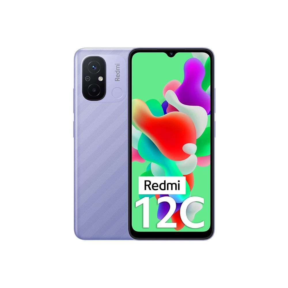 Redmi 12C (Lavender Purple, 4GB RAM, 64GB Storage)