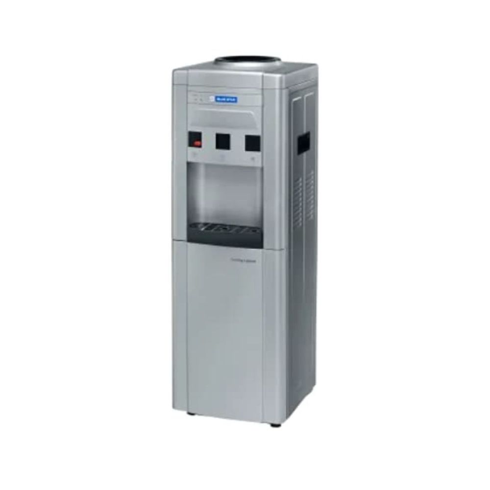 Blue Star Water Dispenser Hot and Cold with Cooling Refrigerator BWD3FMRGA Grey