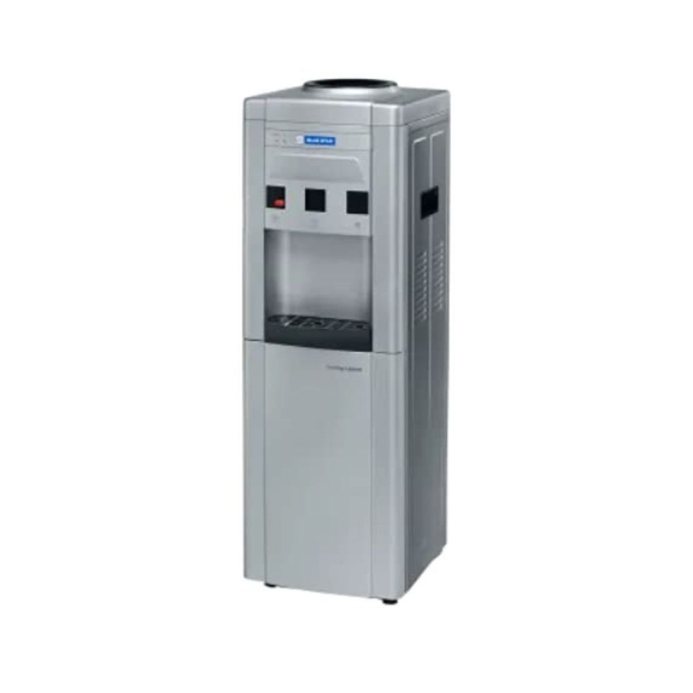 Blue Star Water Dispenser Hot and Cold with Cooling Refrigerator (BWD3FMRGA, Grey)