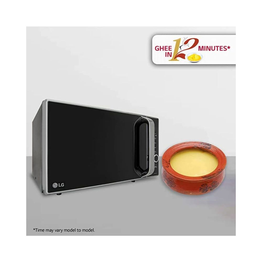 LG 28 L Charcoal Convection Microwave Oven MJ2887BFUM Black