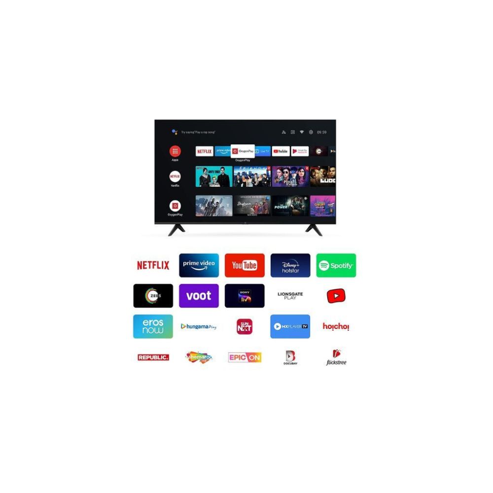 OnePlus 108 cm 43 inches Y Series 4K Ultra HD Smart Android LED TV 43Y1S Pro Black
