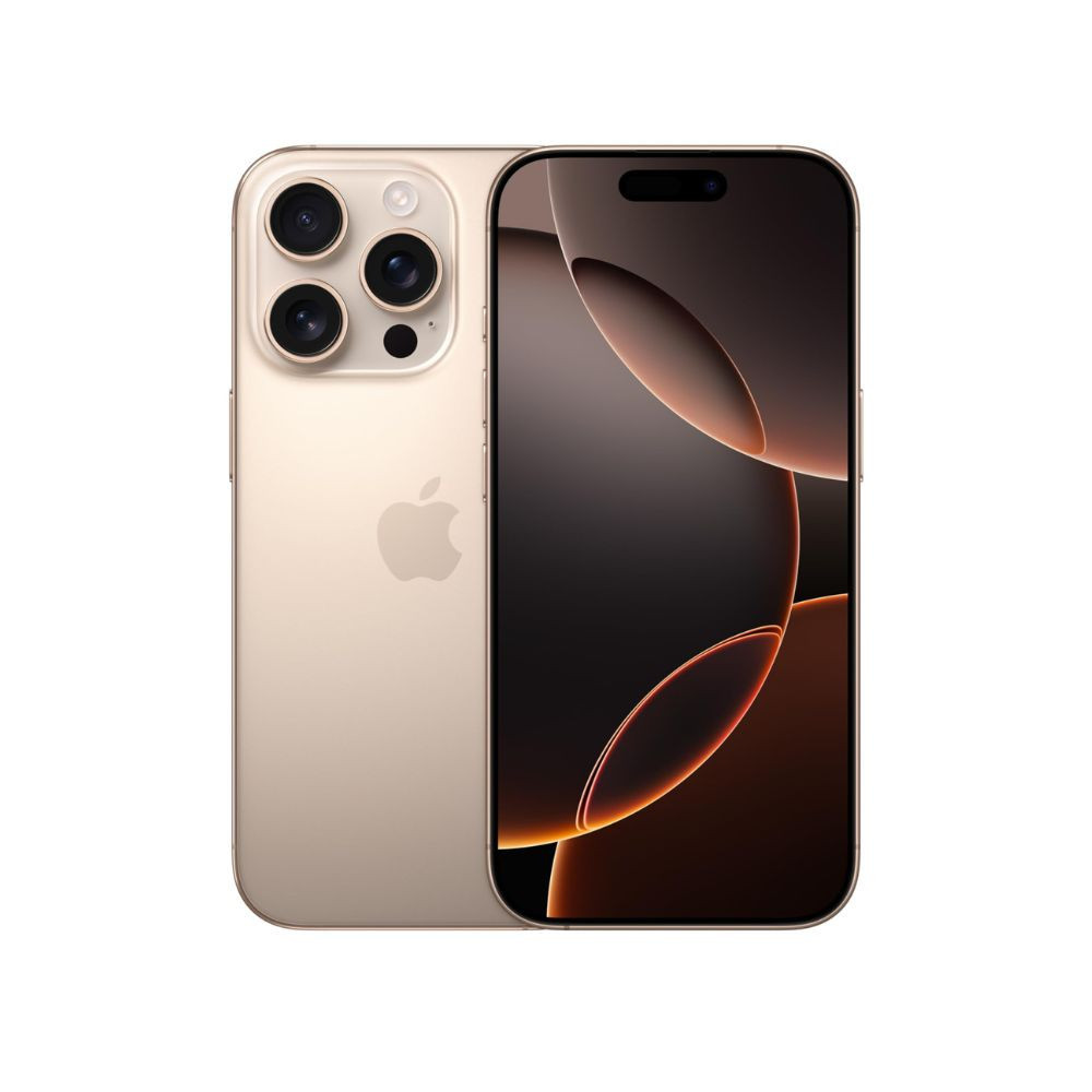 iPhone 16 Pro 256 GB 5G Mobile Phone with Camera Control 4K 120 fps Dolby Vision and a Huge Leap in Battery Life Works with AirPods Desert Titanium