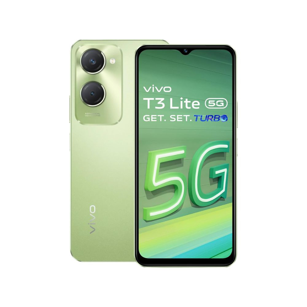 Vivo T3 Lite 5G Smartphone Vibrant Green 4GB Ram 128GB Storage