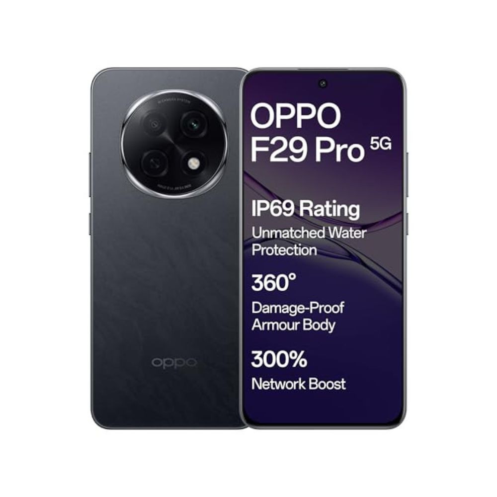 OPPO F29 Pro 5G Granite Black 8GB RAM 256GB Storage with No Cost EMIAdditional Exchange Offers