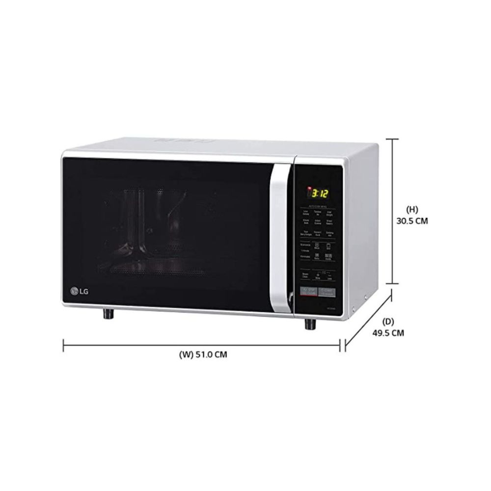 LG 28 L Convection Microwave Oven MC2846SL Silver