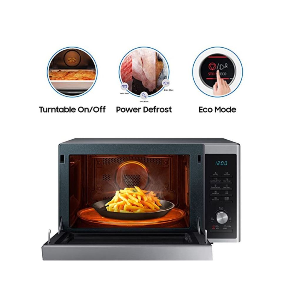 Samsung 32 L Convection Microwave Oven MC32A7035CTTL Neo stainless silver SlimFry