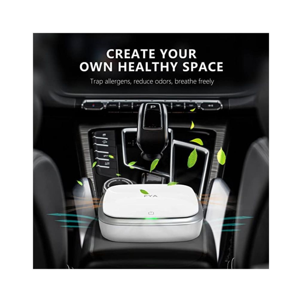 FYA Portable Car Air Purifier IonizerAir Purifier for Car Traveling Bedroom Office