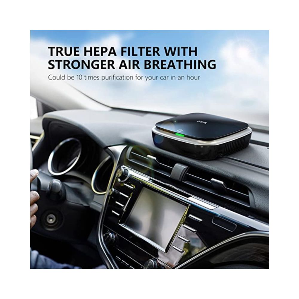 FYA Portable Car Air Purifier Ionizer,Air Purifier for Car Traveling Bedroom Office