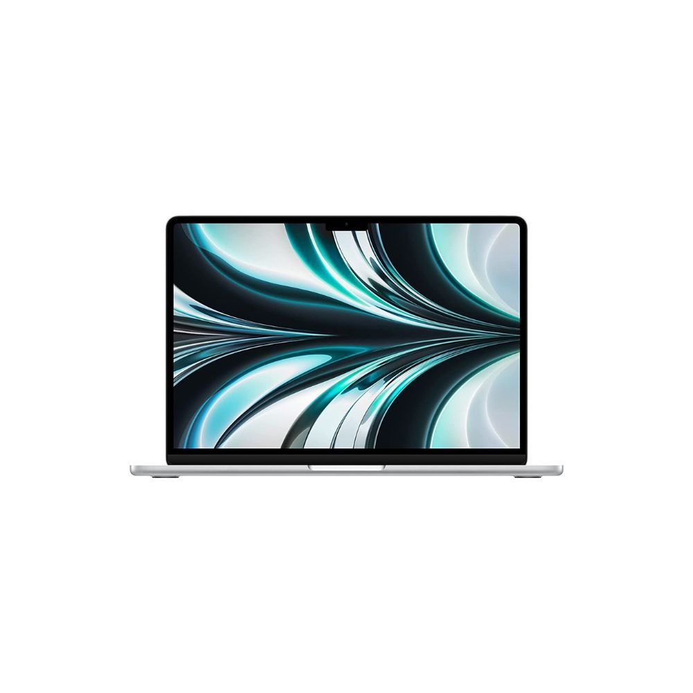 2022 Apple MacBook Air Laptop with M2 chip: 34.46 cm (13.6-inch) Liquid Retina Display, 8GB RAM, 256GB SSD Storage, Backlit Keyboard, 1080p FaceTime HD Camera. Works with iPhone/iPad; Silver