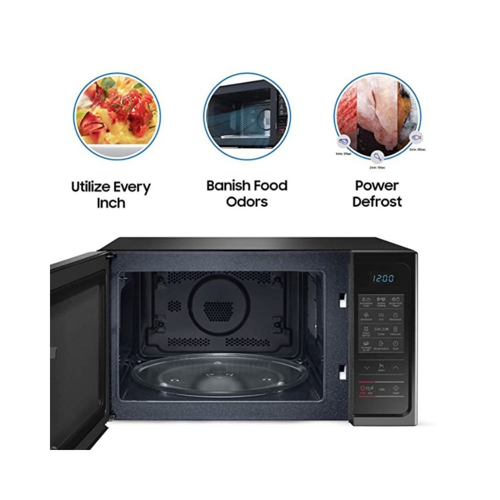 Samsung 28 L Convection Microwave Oven (MC28A5013AK/TL, Black, Curd Anytime)