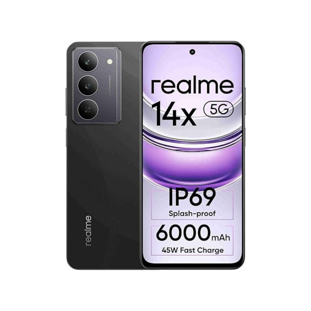 realme 14x 5G Crystal Black 8GB RAM 128GB Storage