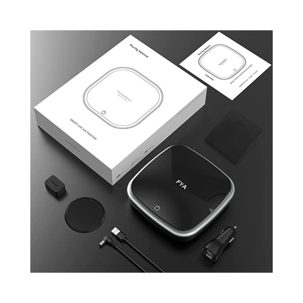 FYA Portable Car Air Purifier IonizerAir Purifier for Car Traveling Bedroom Office