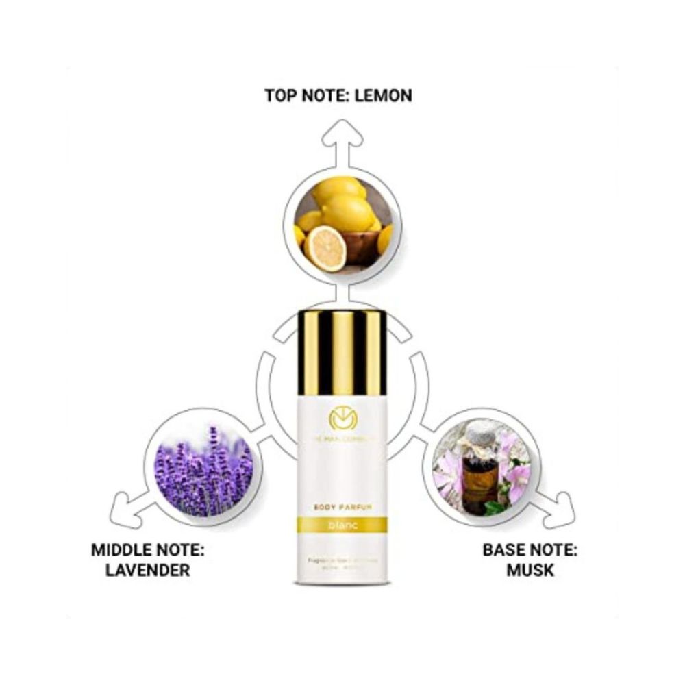 The Man Company Blanc Perfume for Men - 120ml | Premium Luxury Long Lasting Fragrance Spray | No Gas Deodorant for Men | Gift for him