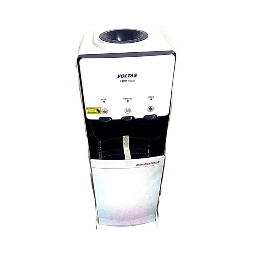 Voltas Floor Model Plastic Water Dispenser with Cooling Cabinet White 30 Inch
