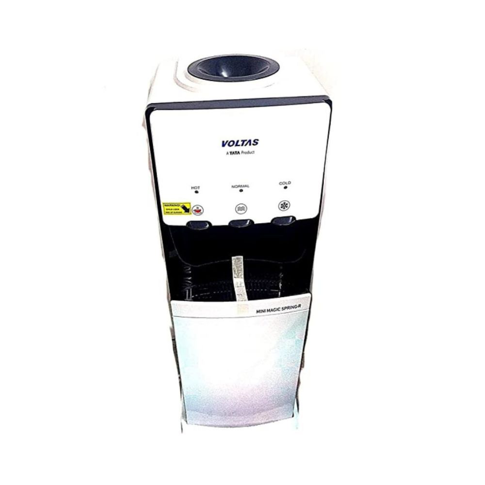 Voltas Floor Model Plastic Water Dispenser with Cooling Cabinet (White, 30 Inch)
