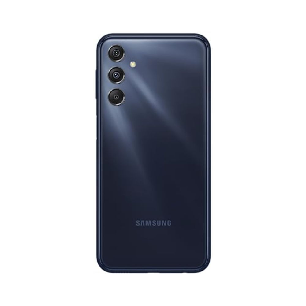 Samsung Galaxy M34 5G (Midnight Blue,8GB,256GB)|120Hz sAMOLED Display|50MP Triple No Shake Cam|6000 mAh Battery|4 Gen OS Upgrade & 5 Year Security Update|16GB RAM with RAM+|Android 13|Without Charger Samsung Mobile