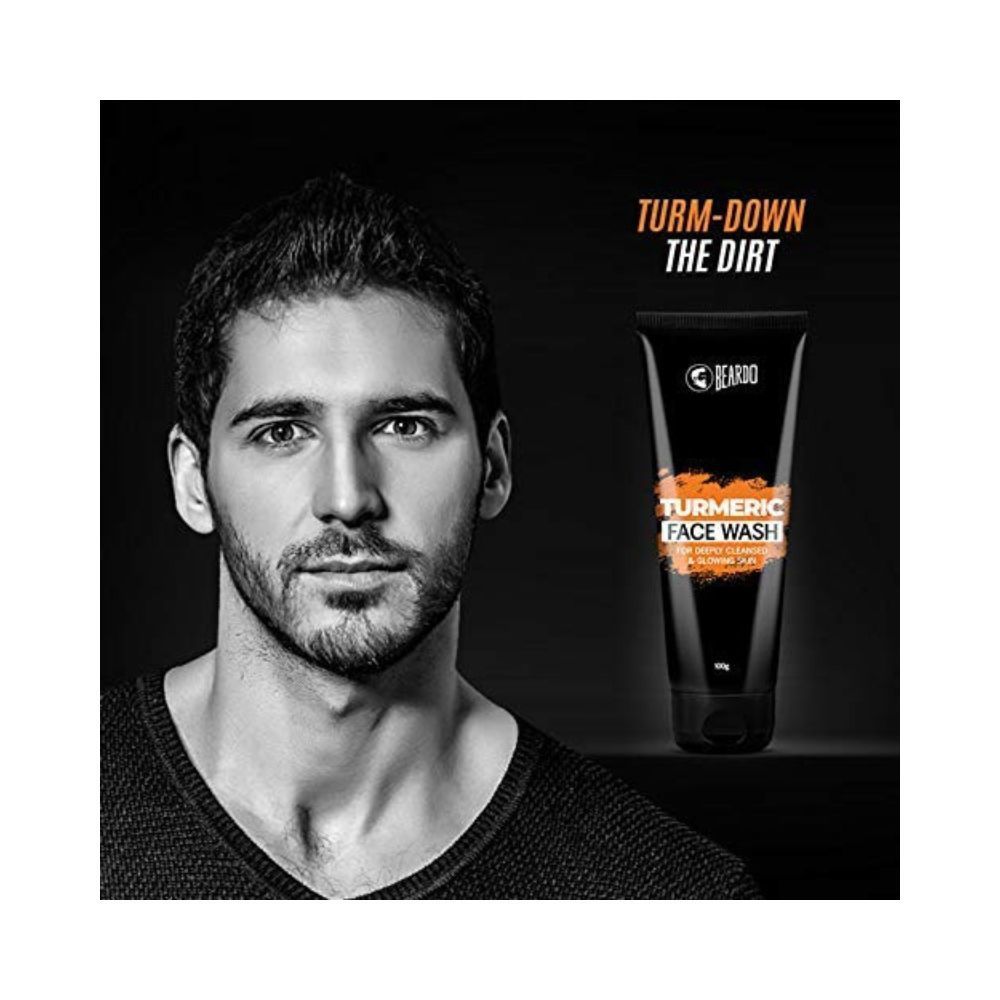 Beardo Turmeric Facewash for Men, 100 gm | Made in India