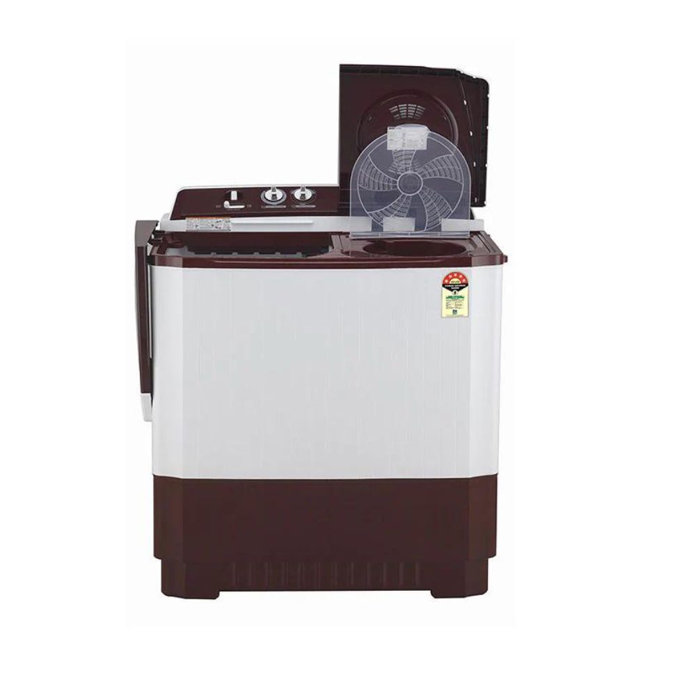 LG 9 kg 5 Star Semi-Automatic Top Loading Washing Machine (P9041SRAZ, Burgundy)