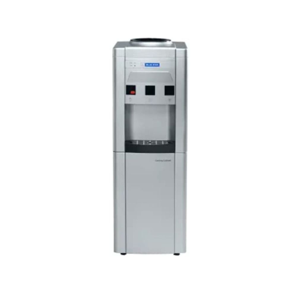 Blue Star Water Dispenser Hot and Cold with Cooling Refrigerator BWD3FMRGA Grey