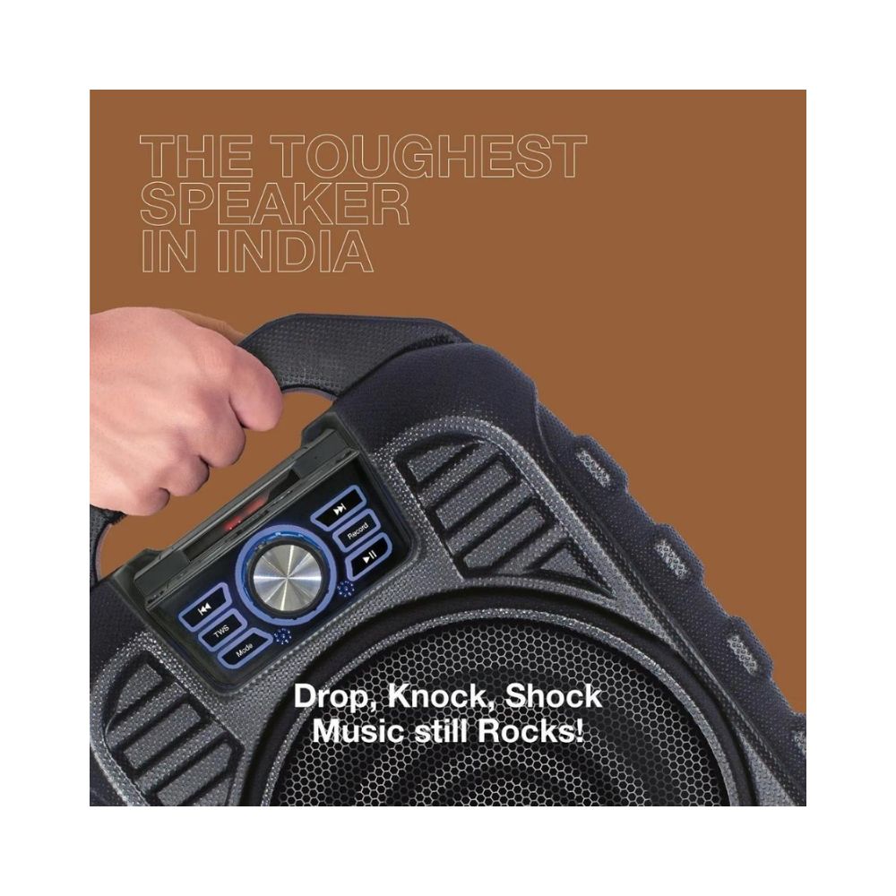 Fingers Knockout Rugged Portable Speaker - The Toughest Speaker in India