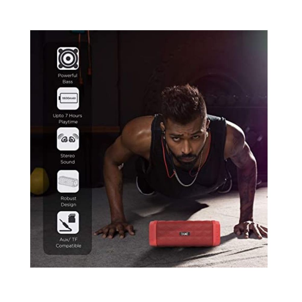 boAt Stone 650 10W Bluetooth Speaker Red