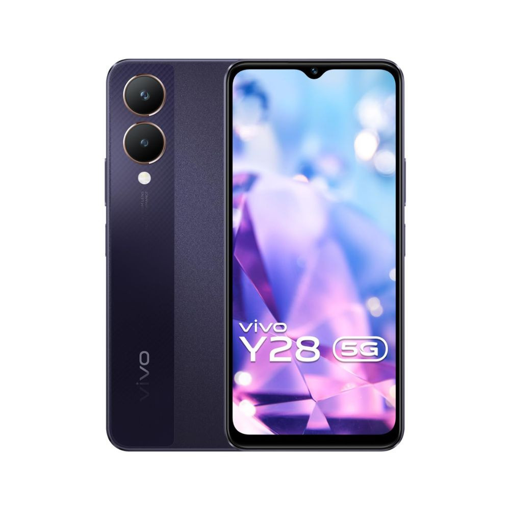 Vivo Y28 5GCrystal Purple 4GB RAM 128GB Storage with No Cost EMIAdditional Exchange Offers