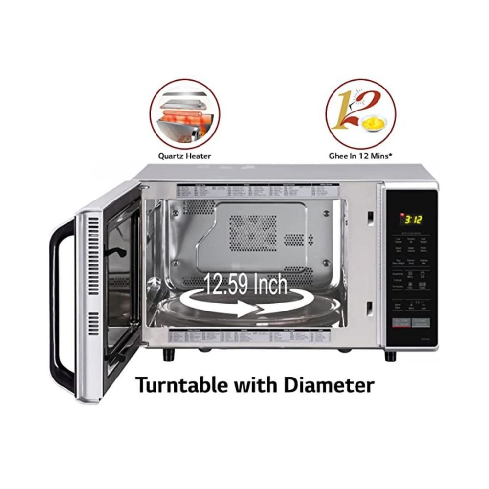 LG 28 L Convection Microwave Oven MC2846SL Silver