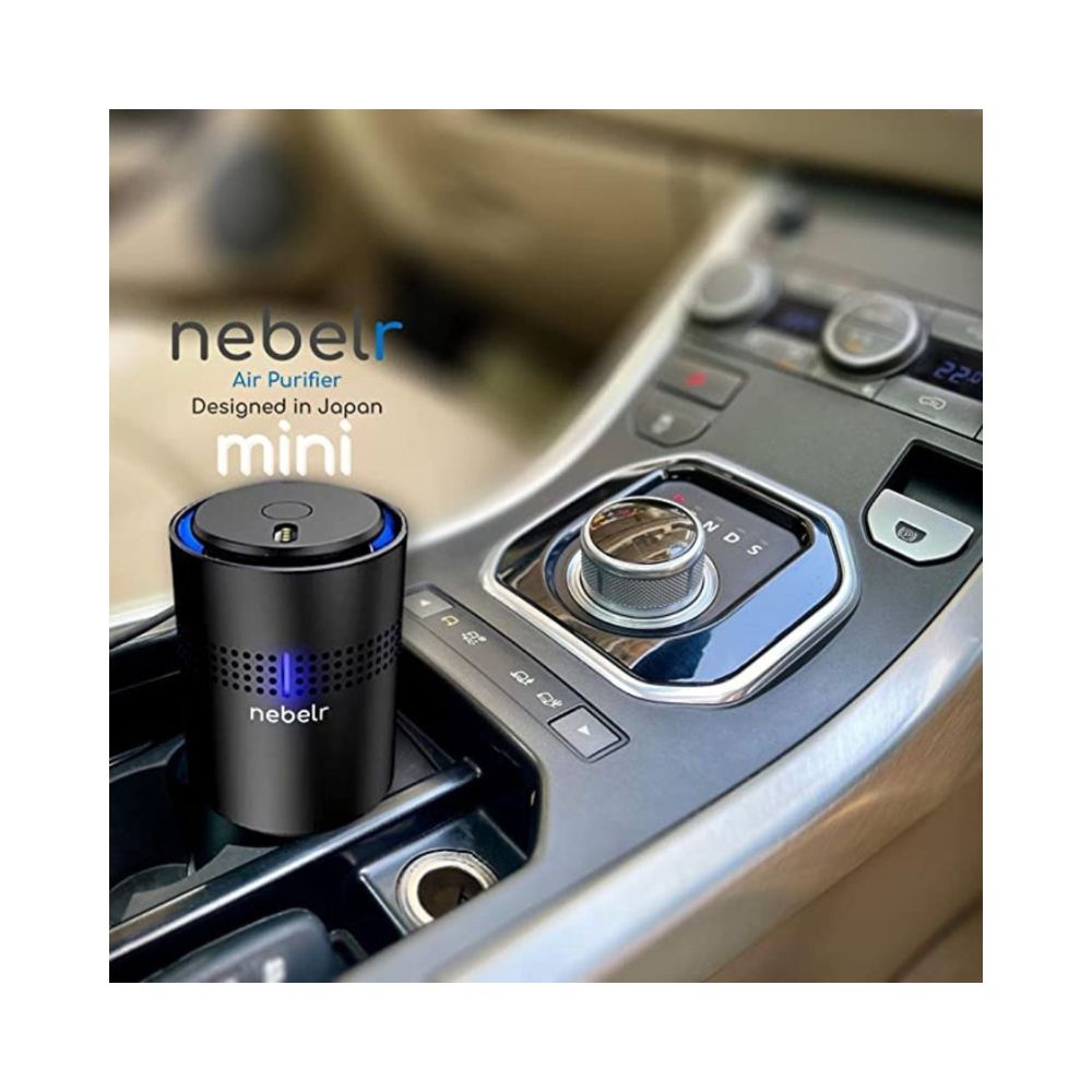 Nebelr Car Air Purifier Ionizer Mini (Black JADE)