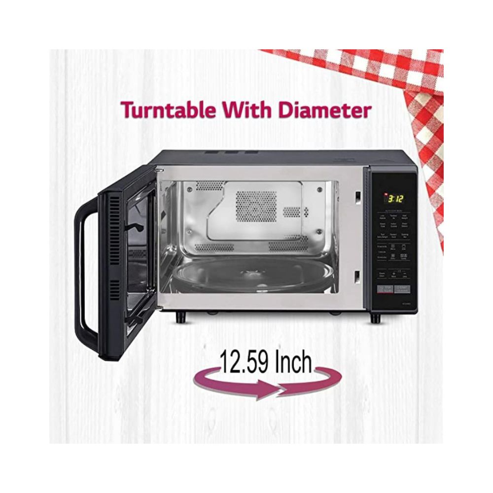 LG 28 L Convection Microwave Oven MC2846BG Black