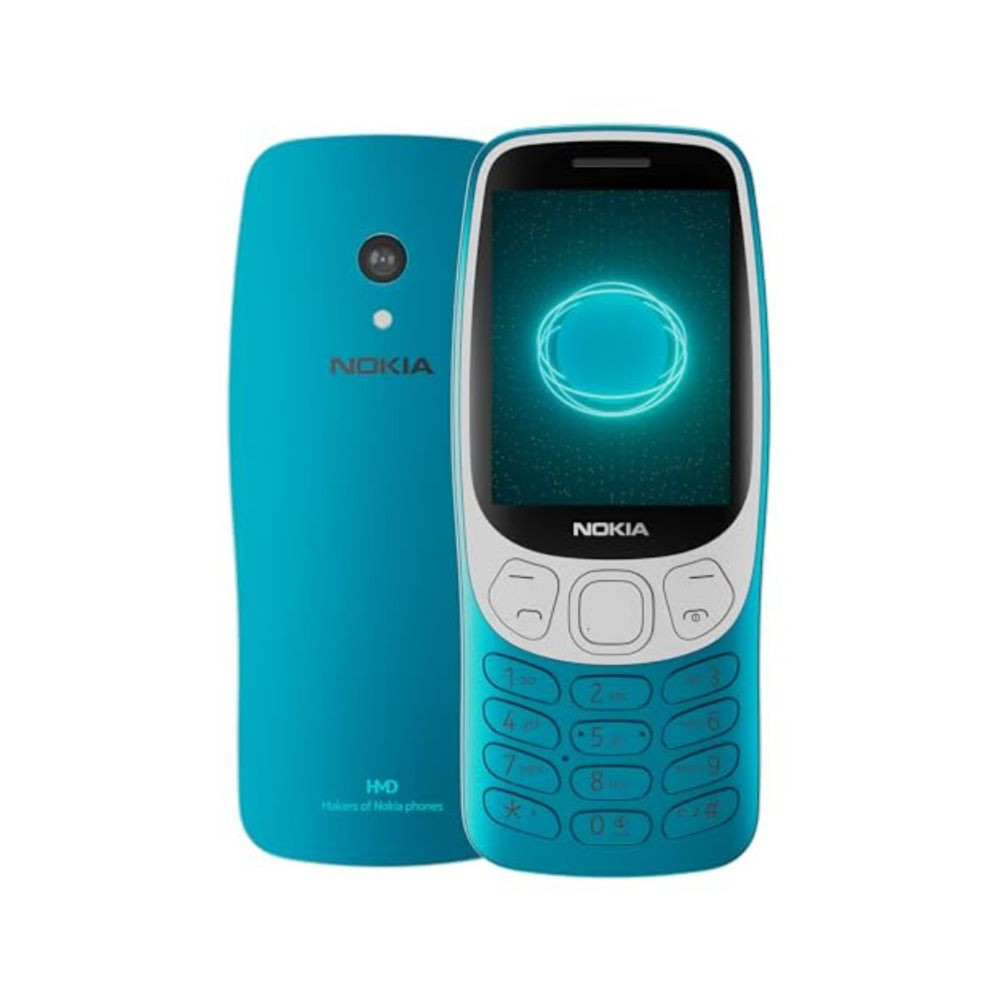 Nokia 3210 4G  All-New Classic Keypad Phone with Dual SIM YouTube Scan  Pay UPI Rear Camera Wireless FM Radio MP3 Player Bluetooth  USB Type C  Scuba Blue