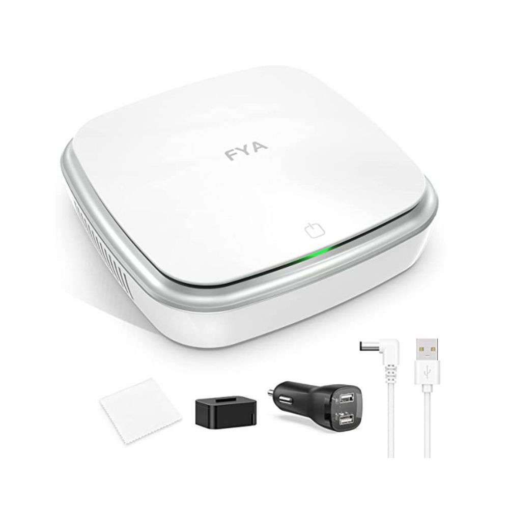 FYA Portable Car Air Purifier IonizerAir Purifier for Car Traveling Bedroom Office