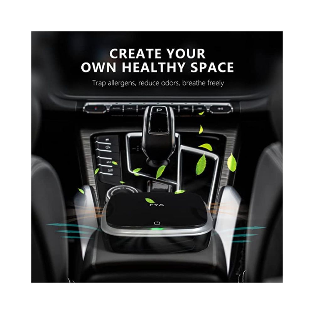 FYA Portable Car Air Purifier IonizerAir Purifier for Car Traveling Bedroom Office