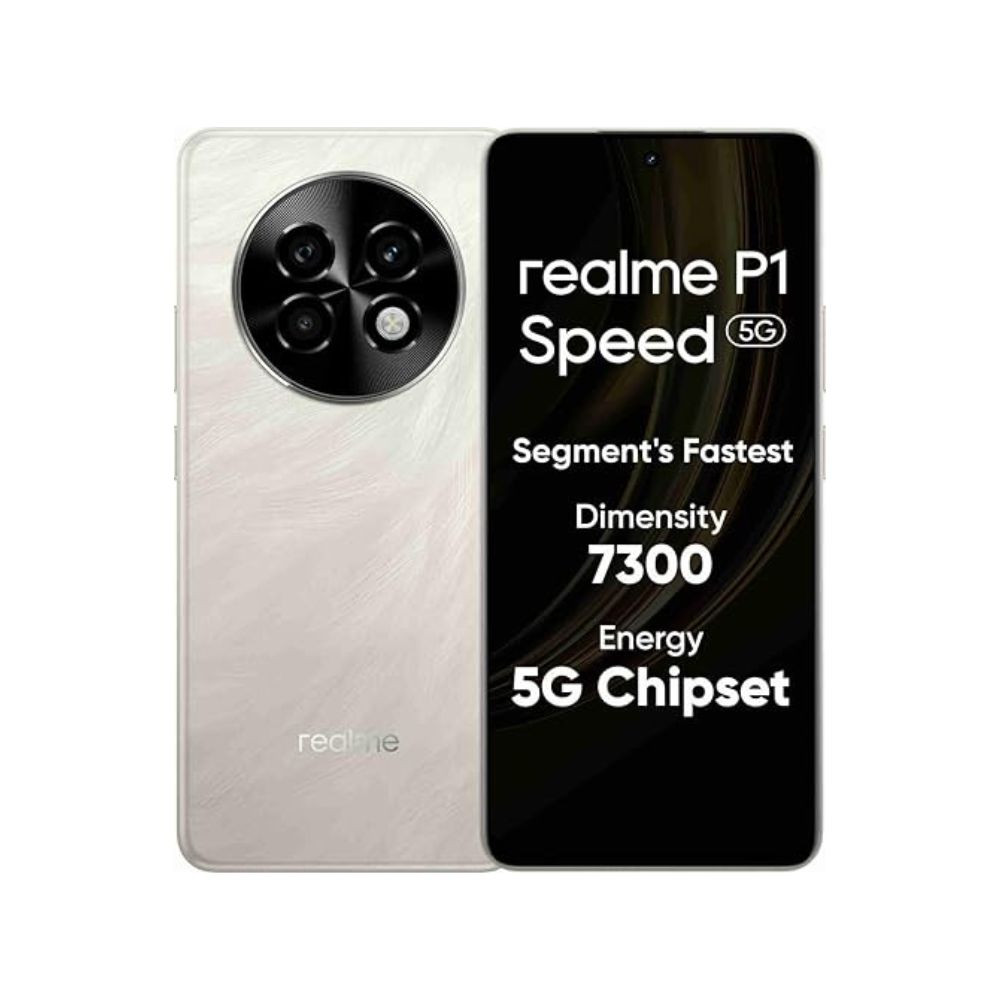realme P1 Speed 5G Textured Titanium 8GB RAM 128GB Storage  16GB DRAM  Expandable Upto 2 TB  667 Full HD Display  50MP  2MP  16MP Front Camera  Dimensity 7300 Energy Processor