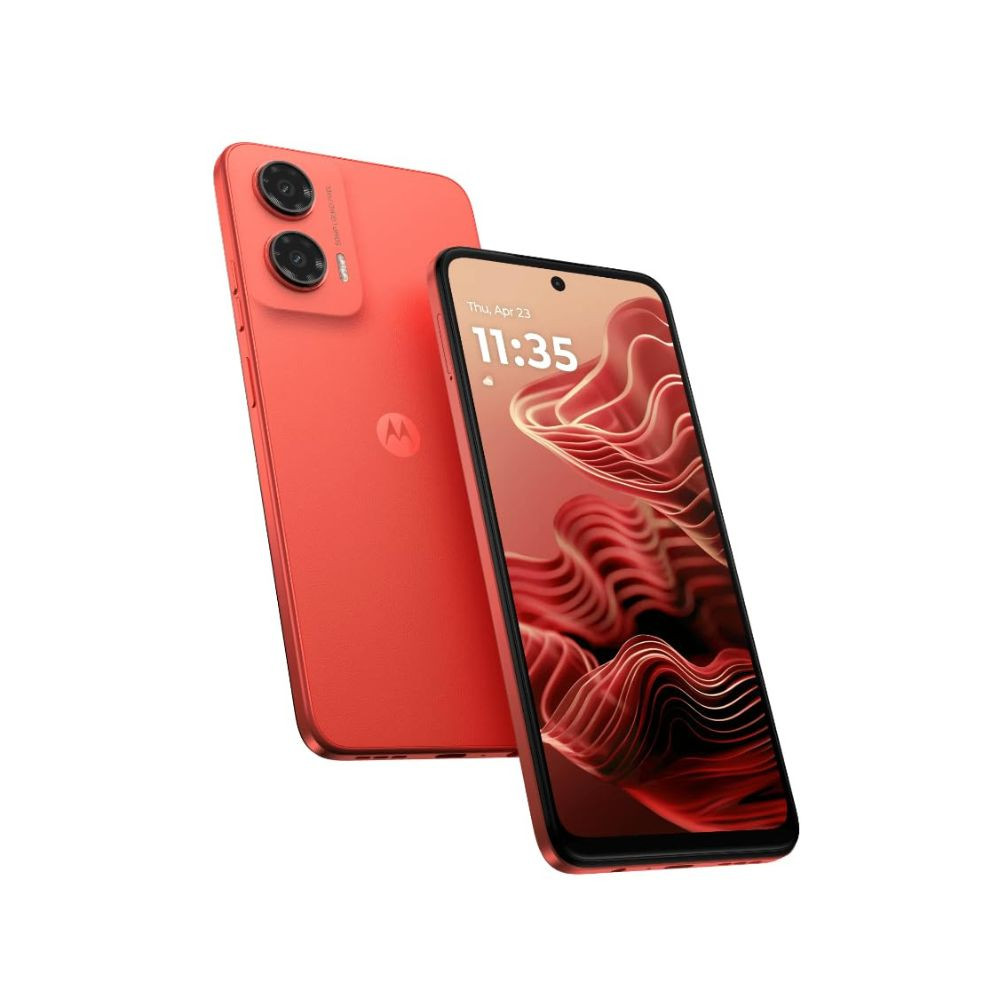 Motorola G35 5G Guava Red 4GB RAM 128GB Storage  Sleek Design  50MP AI Camera  5000mAh Battery