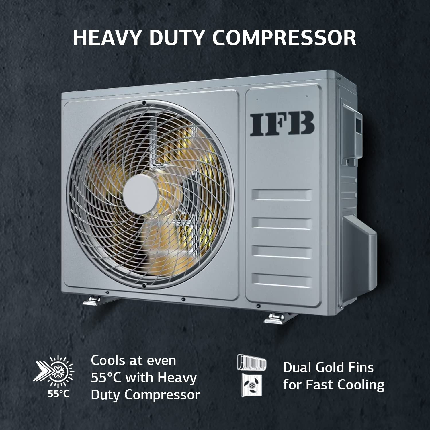 IFB 2 Ton 3 Star Inverter Split AC Copper Convertible Flexi 8-in-1 Cooling