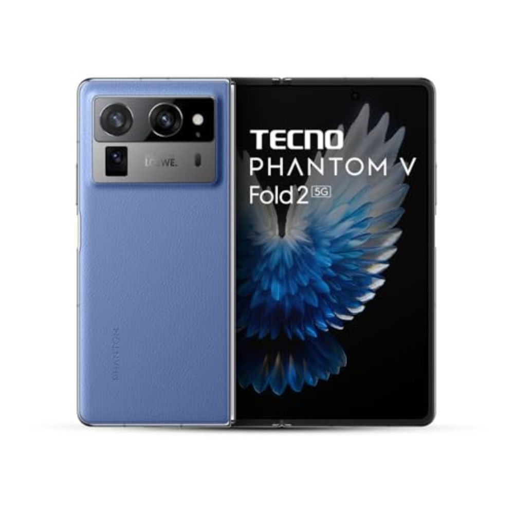 Tecno Phantom V Fold 2 Rippling Blue 12GB512GB  Strongest Fold Ever  Largest Battery in Fold Segment-5750mAh  Segment Largest Display  Rear - Triple 50MP Camera with OIS  70W Fast Charger