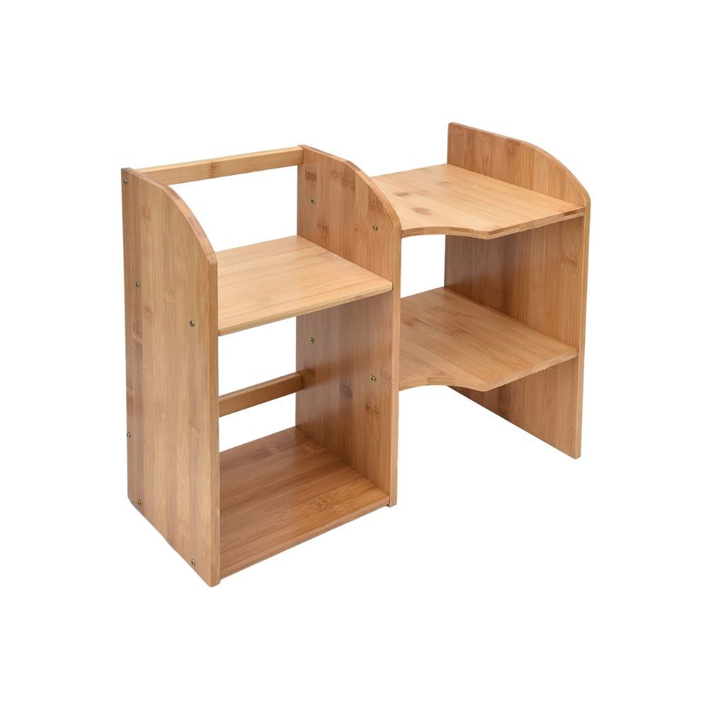 Aaram By Zebrs Bookshelf, Countertop Bookcase Storage for Office for Home for Magazines