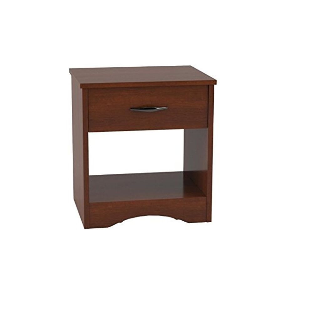 Aaram By Zebrs Furniture Solid Sheesham Indian Rosewood Bedside Table with Drawer and Shelf Storage for Bedroom, Livingroom,Hotelroom|SideEnd Table|Brown Finish